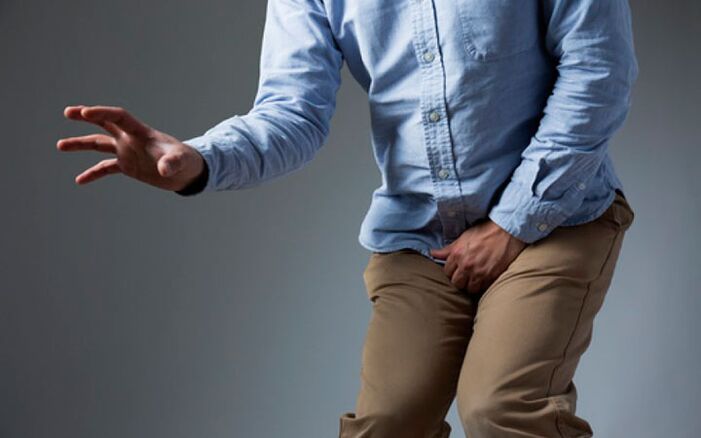 groin pain with inflammation of the prostate